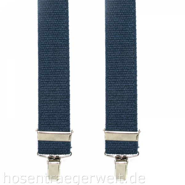 dunkelblauer Hosenträger 4715 in fester Qualität