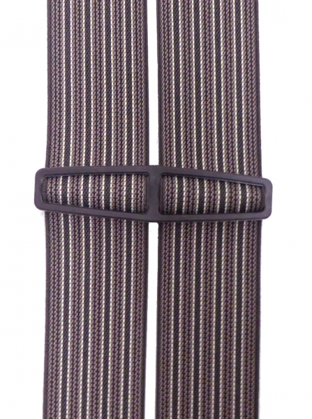 Hosenträger 4890 braun mit dunkelbraunen Streifen