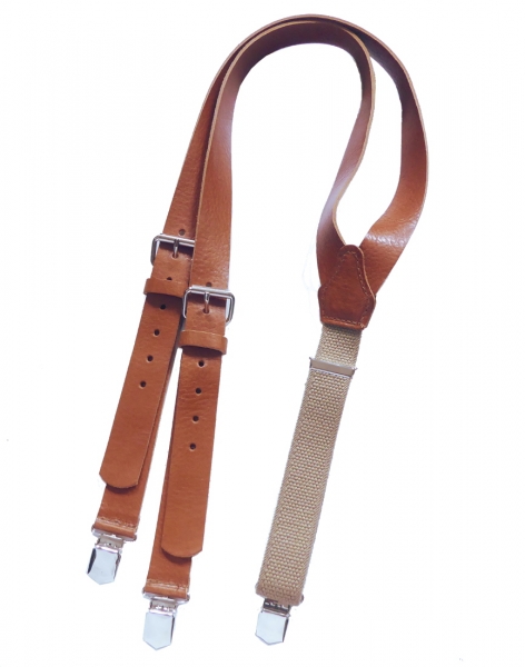 Lederhosenträger 4982 aus griffigem Vollrindleder