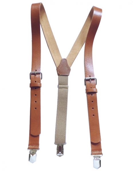Lederhosenträger 4982 aus griffigem Vollrindleder