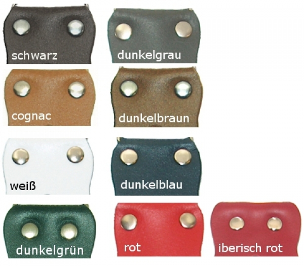 Hosenträger 2996 in fester Qualität mit Lederpatten