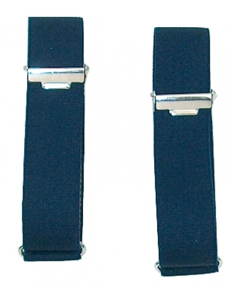 dunkelblauer Ärmelhalter 2676 aus feinem Band