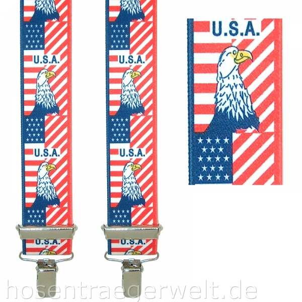 Hosenträger 4244 mit "american eagle"