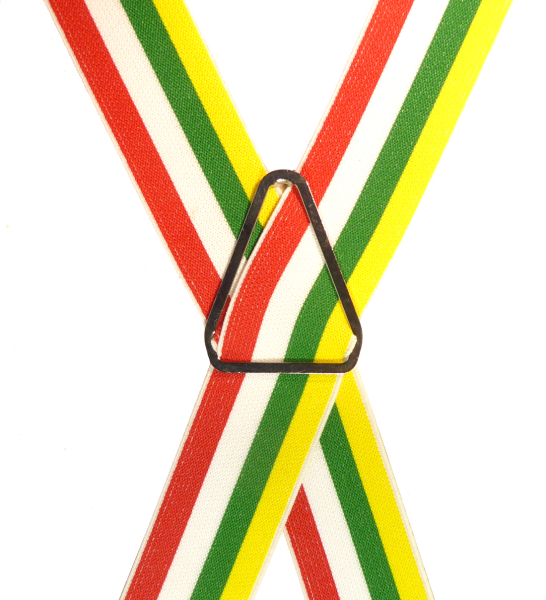 bunt-gestreifter Hosenträger 5104