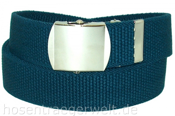 dunkelblauer Stretchgürtel 4380 mit kräftiger Webstruktur