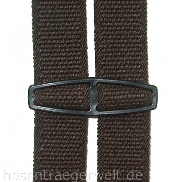 dunkelbrauner Hosenträger 4190 in fester Qualität