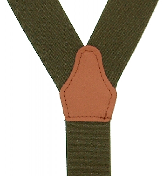 Hosenträger 2745 in dunklem Oliv
