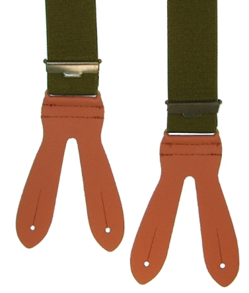 Hosenträger 2745 in dunklem Oliv