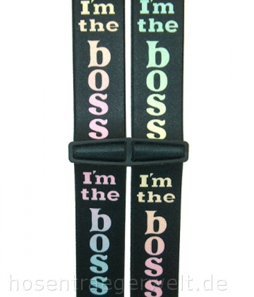 H-Form Hosenträger 2998 "I'm the Boss"