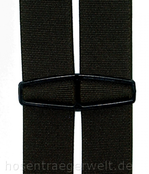 schwarzer Hosenträger 3119 ohne Wattierung