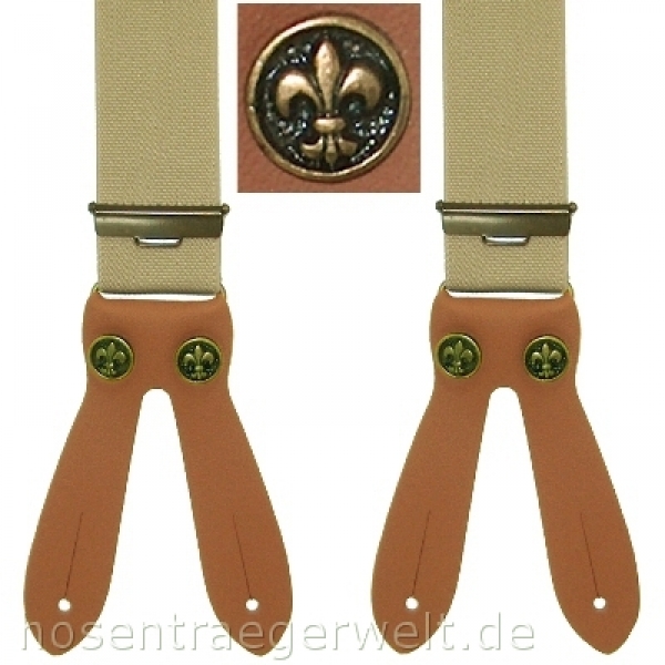 Hosenträger 2896 mit "französischer Lilie"