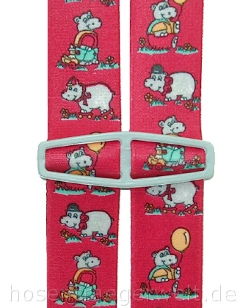 Kinderhosenträger 3175 in frechem Pink