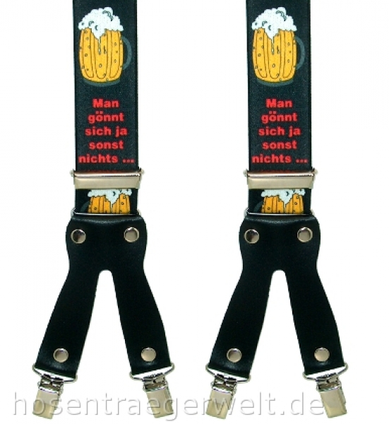 Hosenträger 3285 mit überschäumendem Maßkrug