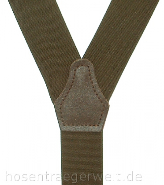 Y-Form-Hosenträger 3398 in dunkelbraun