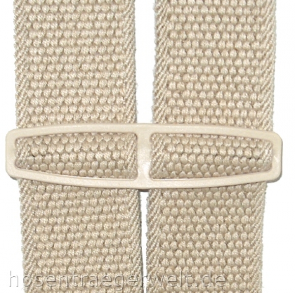 naturfarbener Hosenträger 4059 in fester Qualität