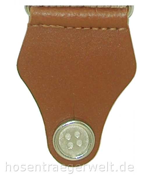 Hosenträger 4067 in fester Qualität mit Lederendstück