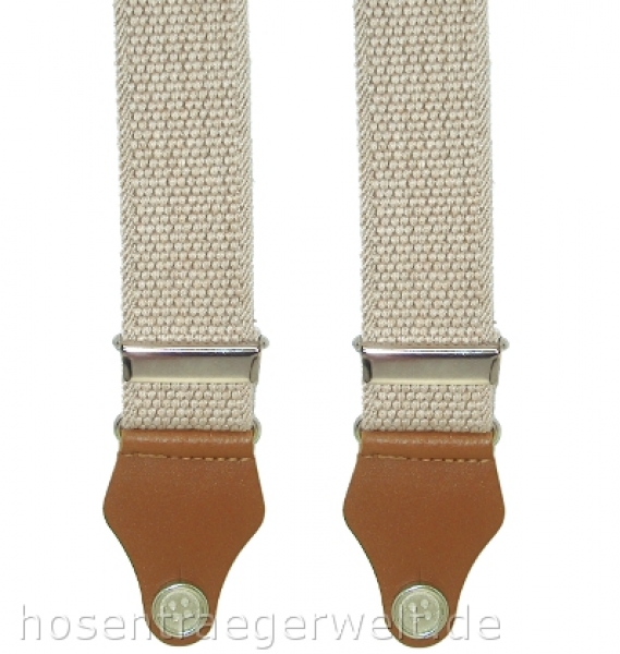 Hosenträger 4067 in fester Qualität mit Lederendstück