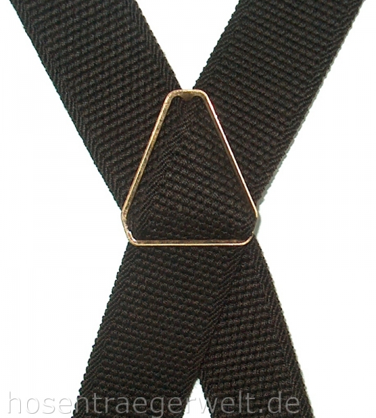 dunkelbrauner Hosenträger 4152 in fester Qualität