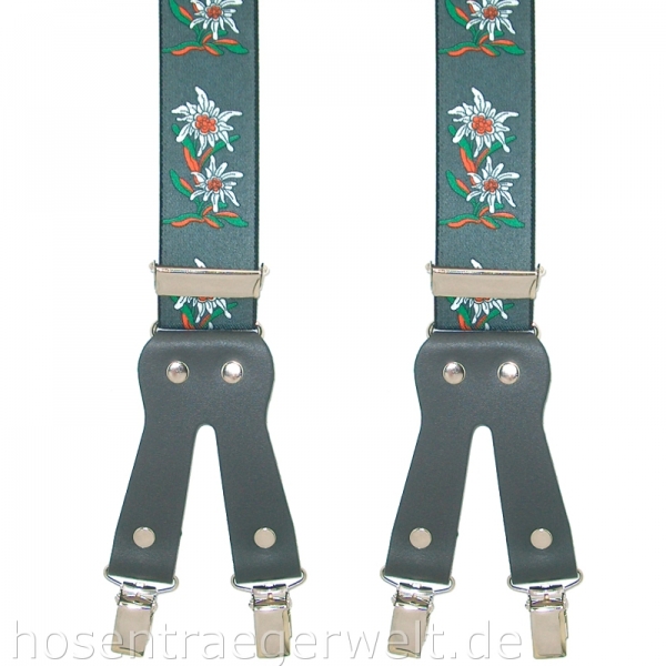 Edelweiß-Hosenträger 4181 mit Clippatten