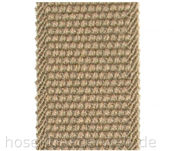 camelfarbener Hosenträger 4354 in fester Qualität