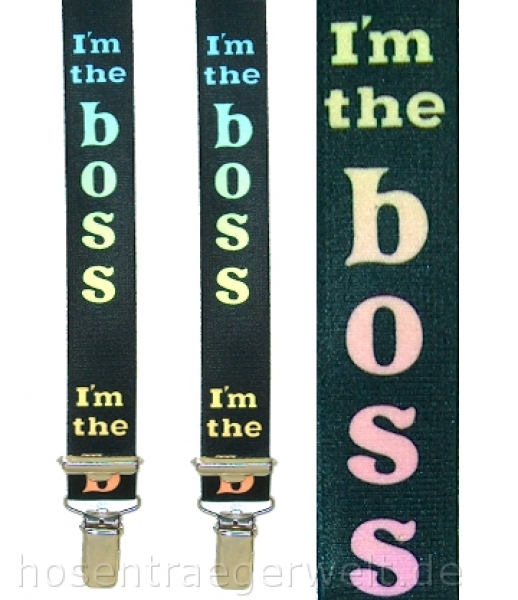 Kinderhosenträger 3026 "I'm the Boss"