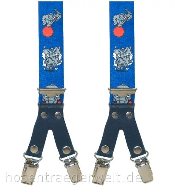 blauer Kinderhosenträger 3295 mit Clip-Patten