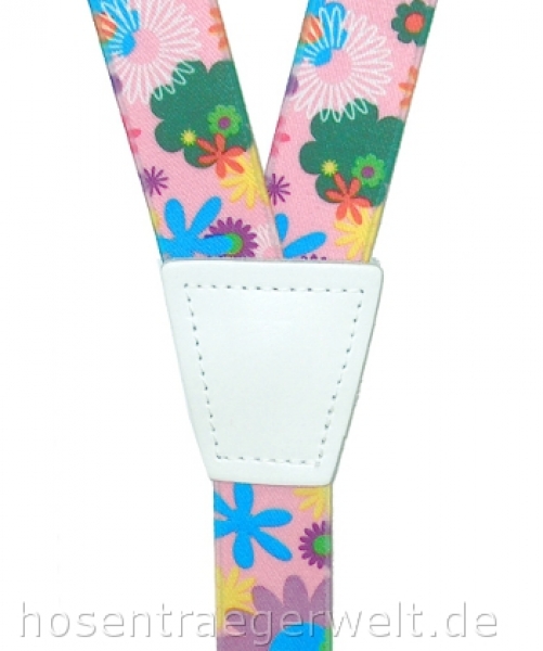 bunter Kinderhosenträger 4108 in rosa