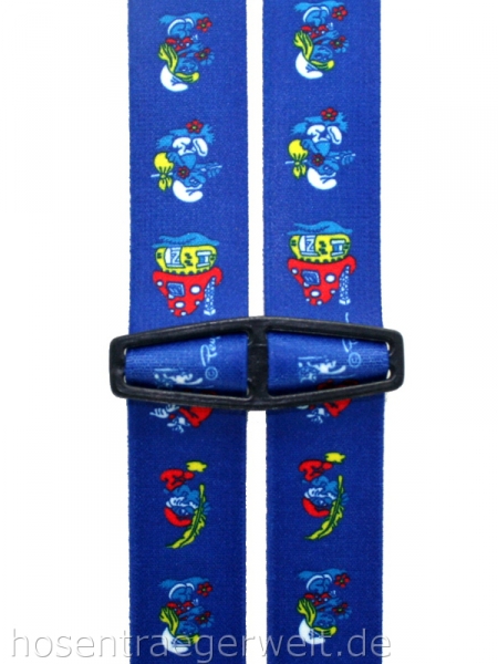 blauer Kinderhosenträger 4554 mit Clip-Patten