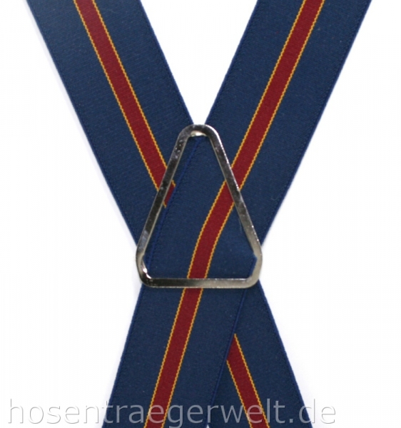 dunkelblauer Hosenträger 4503 mit Streifen