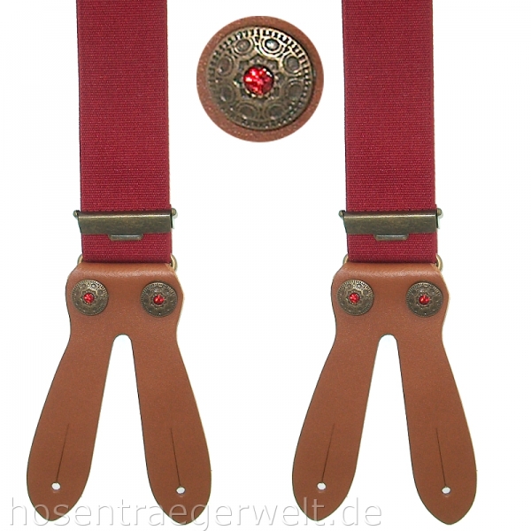 Hosenträger 4261 "Freya" mit Swarovski-Zierniete