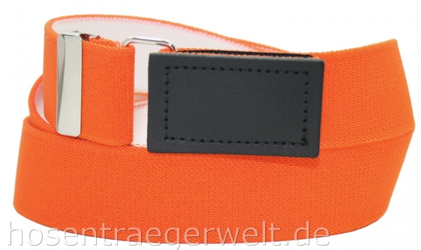 oranger Stretchgürtel 4544 in 3,5 cm Breite