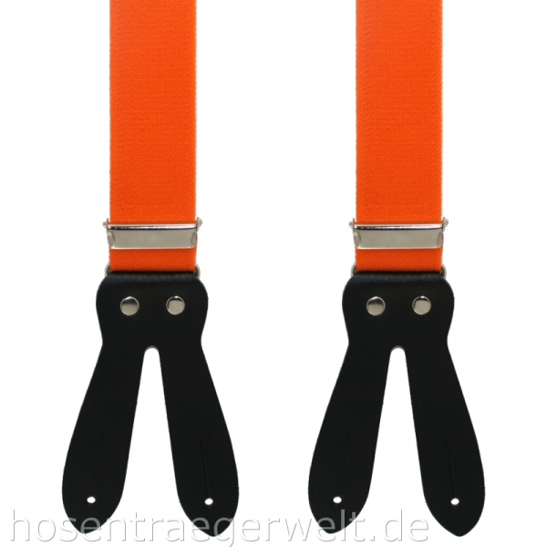 oranger Hosenträger 4536 aus festem Band