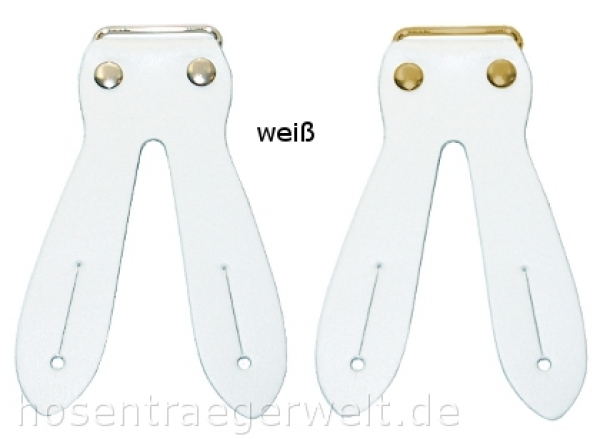 weißer Hosenträger 3264 mit Webstreifen