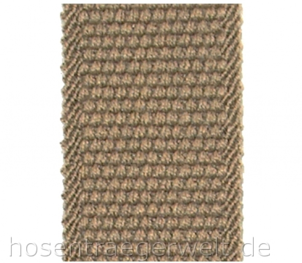 hellbrauner Hosenträger 4454 in fester Qualität