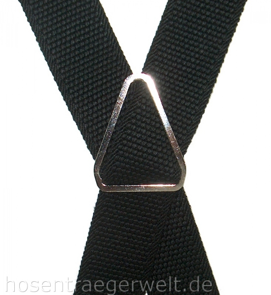 schwarzer Hosenträger 4257 in fester Qualität