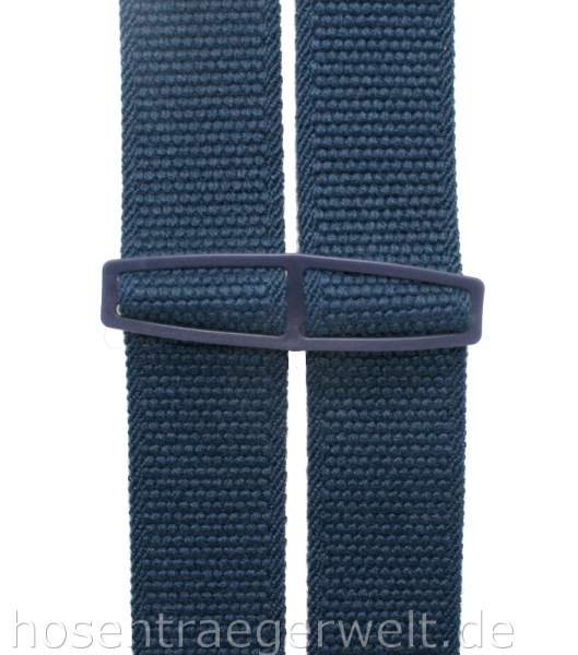 dunkelblauer Hosenträger 4386 in fester Qualität