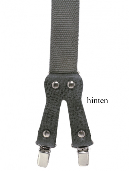 grauer Hosenträger 4755 hinten mit Clippatte