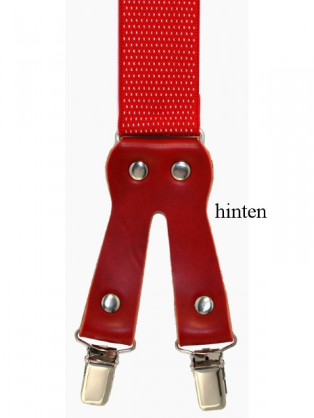roter Hosenträger 4756 hinten mit Clippatte