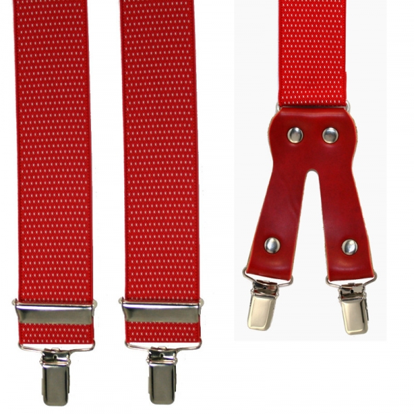 roter Hosenträger 4756 hinten mit Clippatte