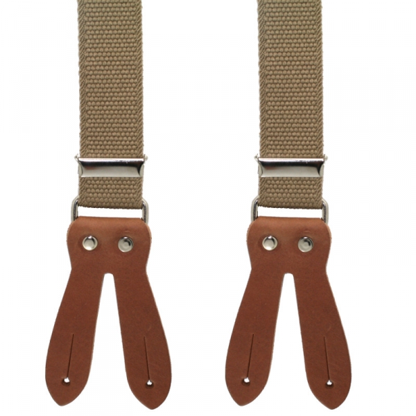 besonders robuster Hosenträger 4656 mit hochwertigem Leder