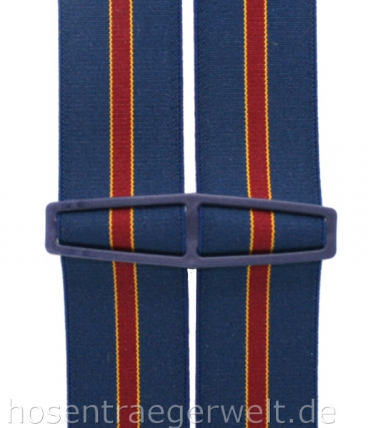 dunkelblauer Hosenträger 4488 mit Streifen