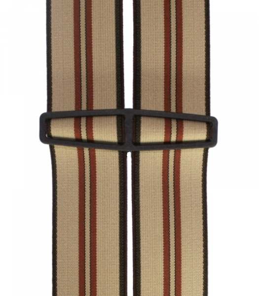 sandfarbener Hosenträger 4564 mit Streifen