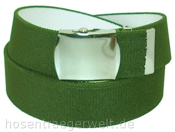 olivgrüner Stretchgürtel 3314
