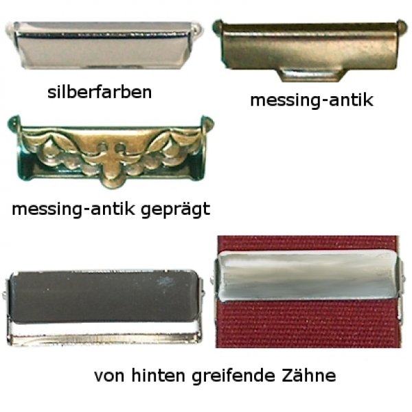 weißer Hosenträger 3264 mit Webstreifen